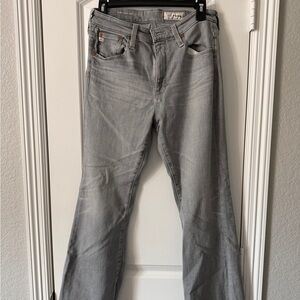 Ag Adriano Goldschmied womens Light Gray Bootcut Jeans